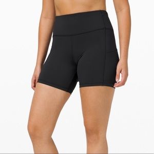 NWOT LULULEMON Athletica Fast & Free Black Shorts